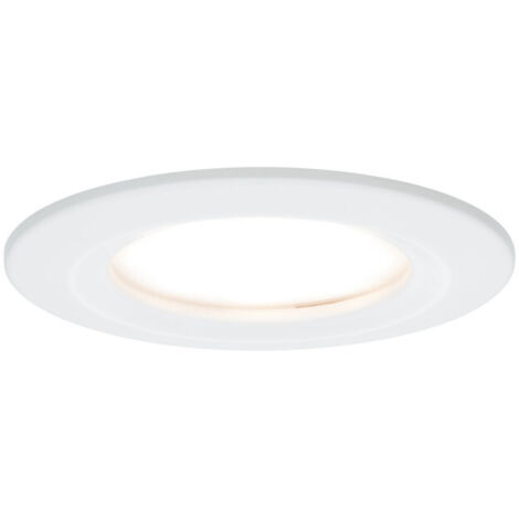 Paulmann Nova Spot encastrable pour salle de bains LED LED 18 W IP44 blanc mat D651721
