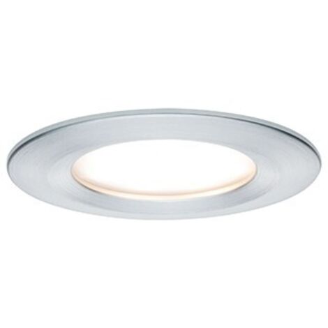 Paulmann Nova Spot encastrable pour salle de bains LED LED 6 W IP44 fer (brossé) D651261