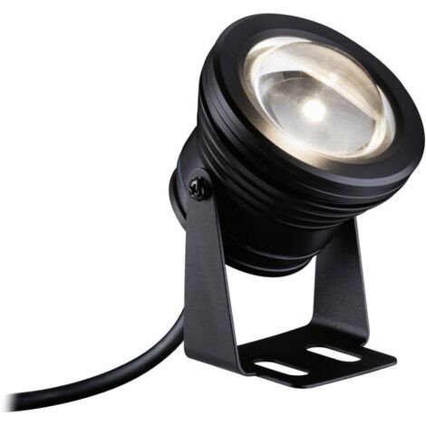 Paulmann Outd P&S Pool Spot IP68 3000K 94559 Système d'éclairage Plug&Shine 5 W blanc chaud noir