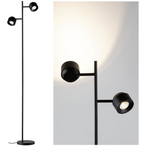 Paulmann Pane I 79775 LED-Stehlampe mit Leseleuchte LED  3 W  Schwarz
