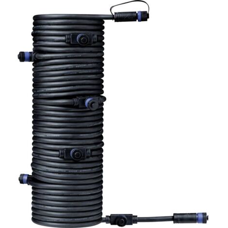 Paulmann Plug & Shine câble de connexion noir 15 mètres