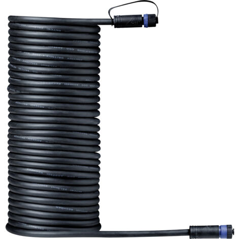 Paulmann Plug & Shine Verbindungskabel Outdoor schwarz 10 m 1er Plug & Shine Beleuchtungssystem