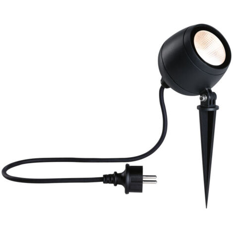 Paulmann Projecteur Kikolo noir 8 W 3000 K extérieur
