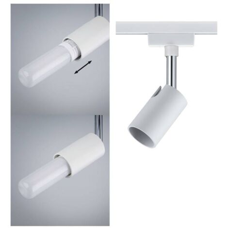 Paulmann Pure I Lampada per sistema su binario URail GU10 10 W LED (monocolore) Bianco, Cromo
