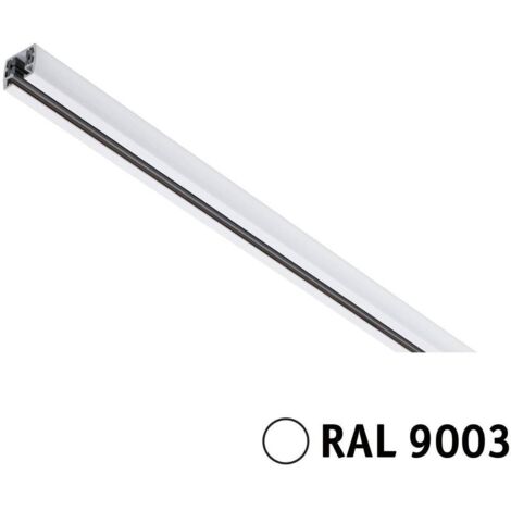 Paulmann Rotaia URail bianca e nera 1,5 m in alluminio