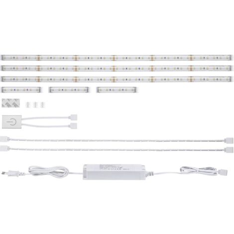 Paulmann – Ruban LED 79838 blanc chaud 2700K – Longueur 1,80 m – Alimentation 24 V – IP20 pour éclairage sous meuble