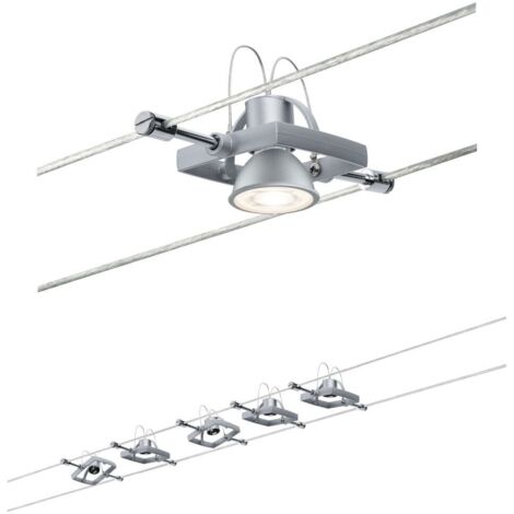 Paulmann Seilsystem Mac II mit 5 Spots GU5,3 94133