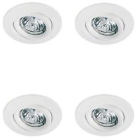PAULMANN - Set di 4 faretti in Metallo Pieghevoli 4 x 50 W GU10 230/12 V