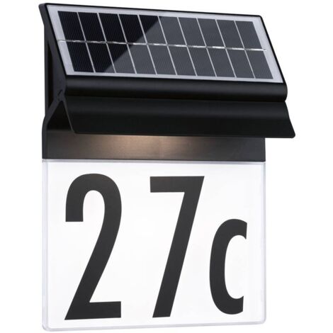 Paulmann Solar LED Hausnummernleuchte LED Stripe