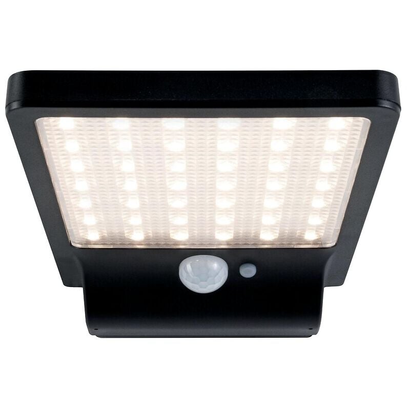 Applique solaire led Solveig à détection 4,8 w 3000K 300 lm IP44 noir Paulmann