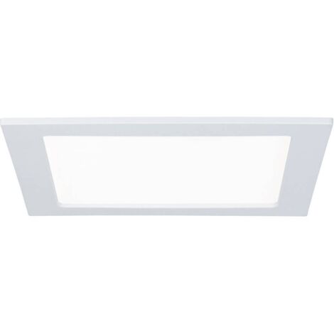 Paulmann – Spot encastrable de salle de bain 92066 – LED intégrée 18 W – IP44 pour pièces humides – Éclairage blanc neutre 4000 K – Dimensions 22x22 cm