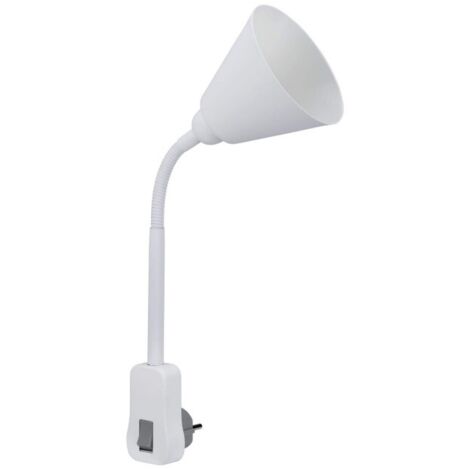 Paulmann Steckerl Junus Lampe pour prise de courant LED E14 blanc Y137212