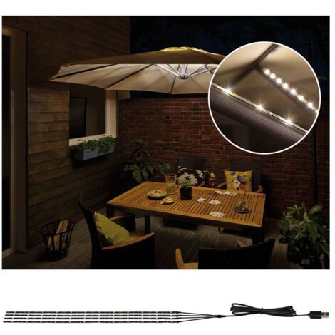 Paulmann Striscia LED nera 4x40 cm luce calda 3000K