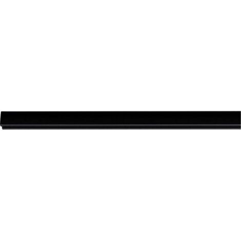 Paulmann – Élément pour système d'éclairage sur rail haute tension 96904 – Rail noir mat 1m – Compatible LED et halogène – Installation personnalisable