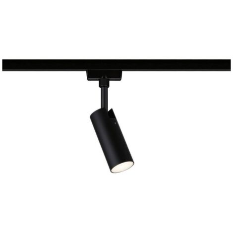 Paulmann URail LED Tubo Spot Nero Opaco 4W Dimmerabile