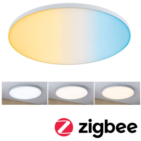 Paulmann Velora 79896 Plafonnier LED 32 W de blanc chaud à blanc froid blanc
