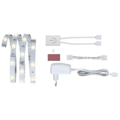 Paulmann YourLED ECO Comfort 70954 Ruban LED (Set complet) avec connecteur mâle 12 V 1 m blanc chaud 1 pc(s)