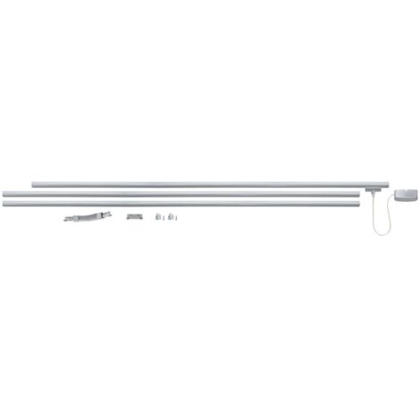 Paulmann ZUB 95016 Hochvolt-Schienensystem-Komponente  Basissystem  Chrom (matt)