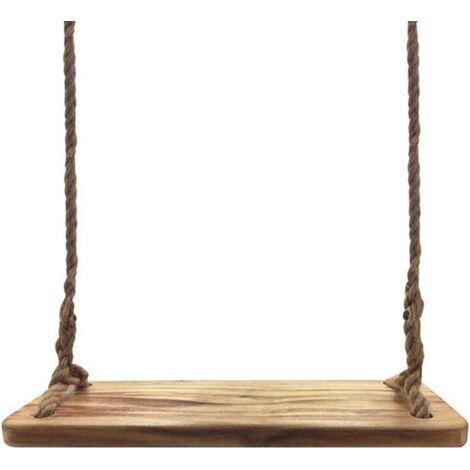 Paulownia Wood Swing with Rope 3.7M, 60cmx20cmx3cm, Swing for Children Adult Garden Tree
