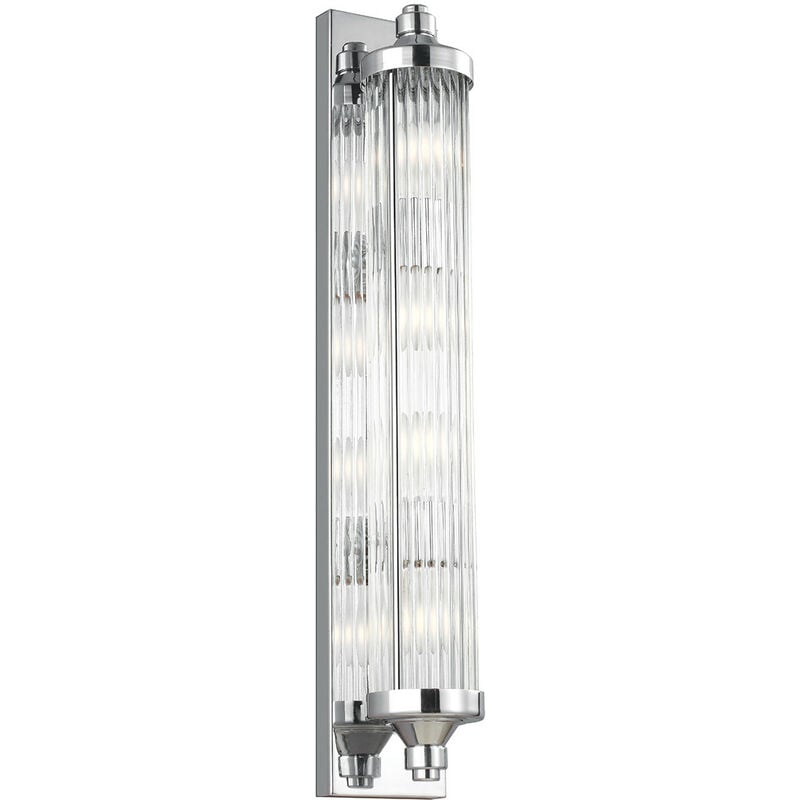 Paulson - 4 Light Ceiling Pendant Light Chrome IP44, G9 - Elstead