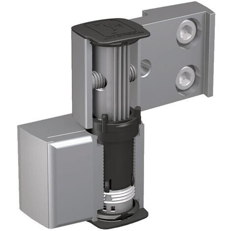 Paumelle 2 lames aluminium 36mm – Entraxe 62,5mm – Réglages 6 directions – Résistante à la corrosion pour menuiserie