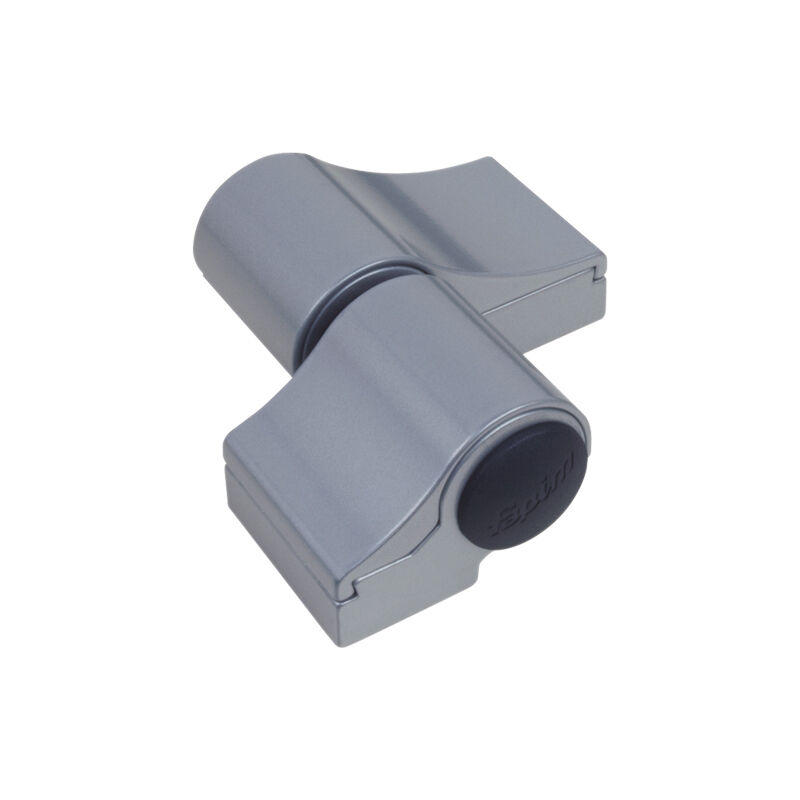 Paumelle 2 lames loira+ - Entraxe : 93 - a : 46,5 - b : 46,5 - Finition : Helium Fapim