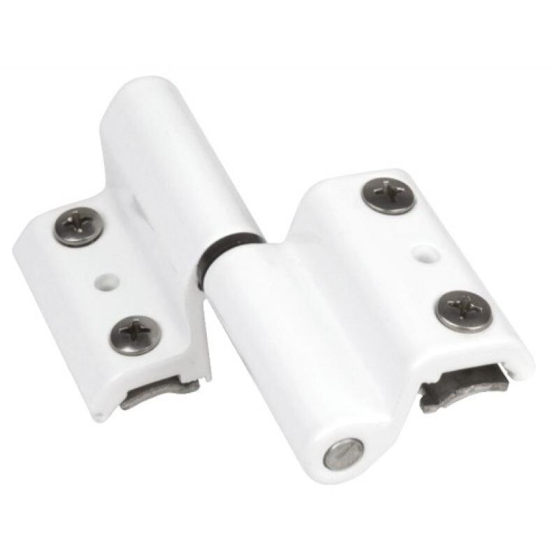 Paumelle à clamer 2 lames type Grip+ paumelle OF rainure européenne gauche (poignée à droite) noir anodisé ral 9005 - FAPIM