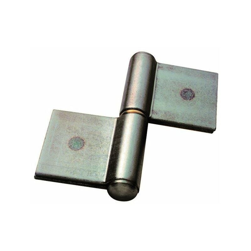 Torbel - Paumelle De Grille Roulee Lame Double - Bague Laiton - 140x7 Brut