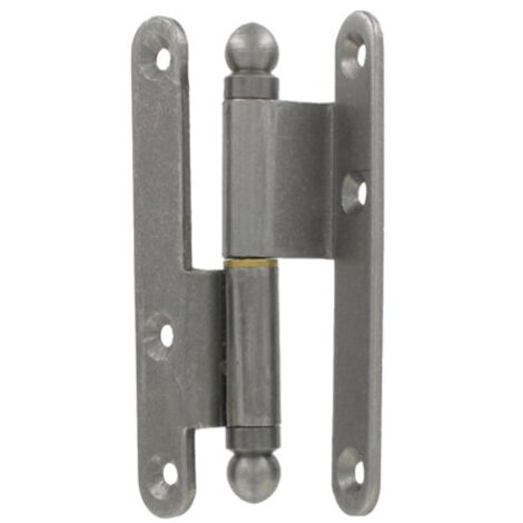 Paumelle BROS 227ARG1162 27 mm poli verni 110x60x70 mm gauche