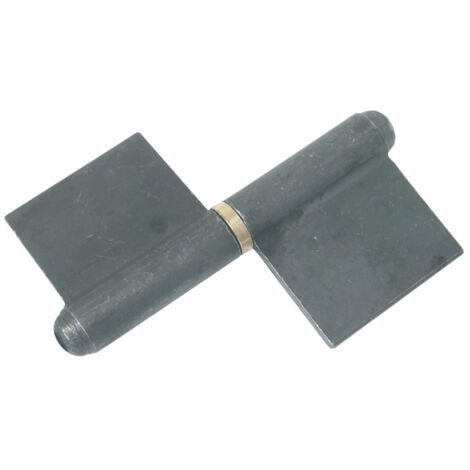 Paumelle de grille nœud rond lame au centre 120mm - FAURE ET FILS - GPS12BLCT