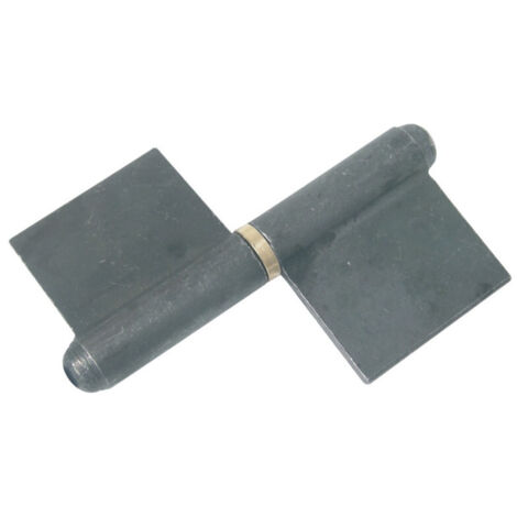 Paumelle de grille nœud rond lame au centre 140mm FAURE ET FILS GPS14BLCT
