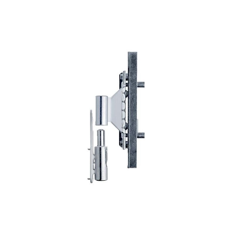 Otlav - Paumelle gauche finition blanc ral 9010 nœud ø 16 mm Bixacta