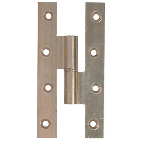 Paumelle laiton nopeud plat. lames à bouts carrés 110x55 gauche - METAUX OUVRES & DECORES