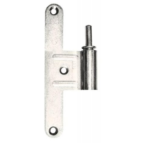 Barre de pivot 30x30mm cornière gauche finition époxy blanc - HERACLES -  BLI-BPI10004