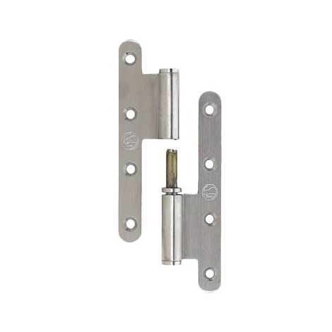 80x160 mm Paumelle bois bouts ronds Gauche