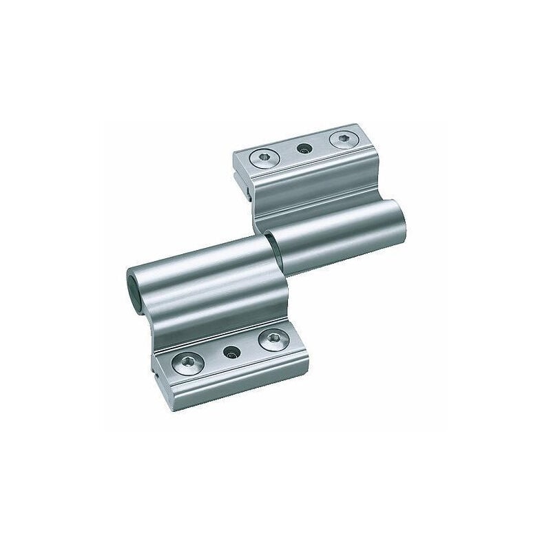 Fapim - Paumelle porte lourde alu Argent v - pour jeu de 17 - 5681/G6