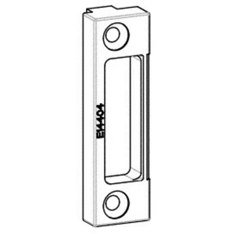 Paumelle pour feuillure de 35 mm finition chromé velours en boîte de deux pièces - métalux