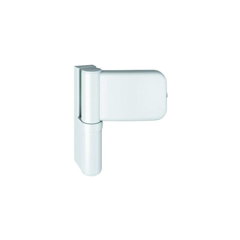 Simonswerk - Paumelle standard pour menuiserie bois siku 3D bout rond - Hauteur totale : 104 mm - Largeur totale : 112 mm - Sens : réversible