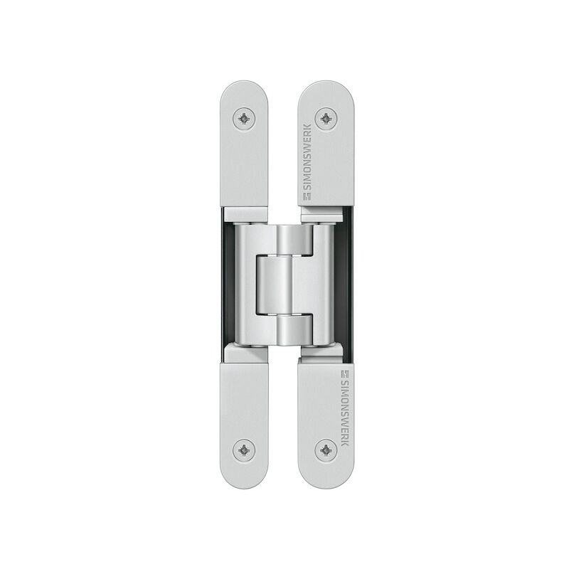 Charnière et paumelle invisible tectus TE240 60 kg - inox Simonswerk
