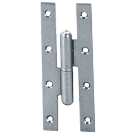 ALDEGHI LUIGI SPA PAUMELLES FERRO ART. 105 MM 140X55 SX. Prezzo per 1 pezzo.