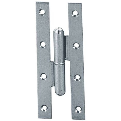 PAUMELLES FERRO ART. 105 MM 95X55 SX. Prezzo per 1 pezzo.