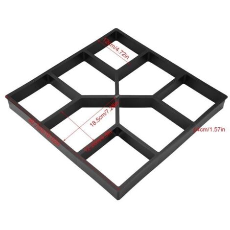 Pavage Chaussée Béton Moule Stepping Stone Moule Jardin Pelouse Chemin Pavé Marche