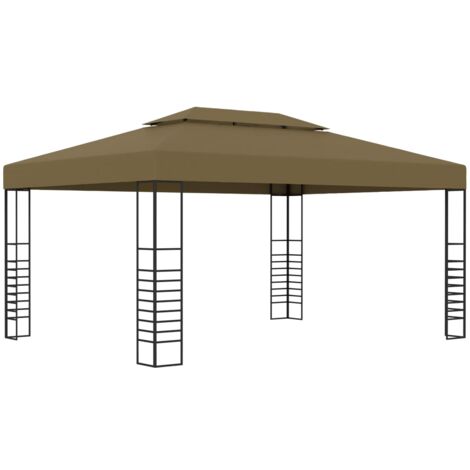 Pavillon 3x4 m Taupe 180 g/m² vidaXL