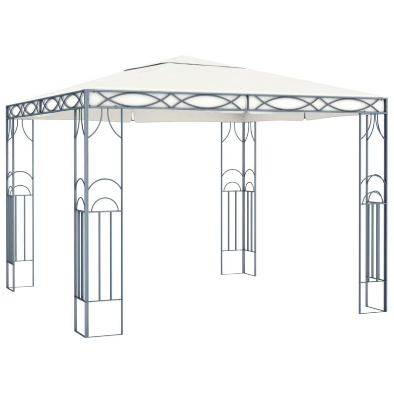 Pavillon 300 X 300 Cm Cremeweiß Vidaxl