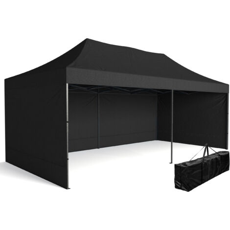Pavillon de shopping express - 3 x 6 m - noir