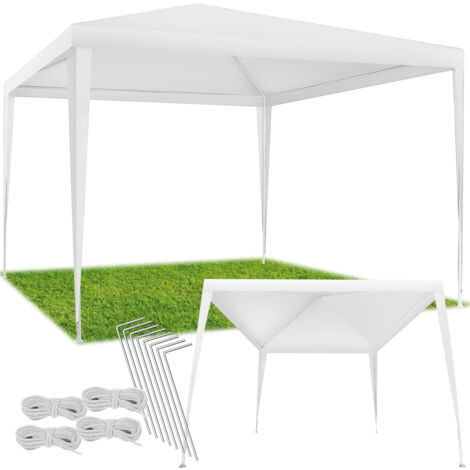Pavillon imperméable avec système enfichable 3x3m blanc