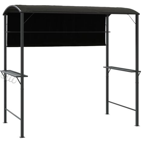 Pavillon mit Dach 220x110x200 cm Anthrazit vidaXL526945