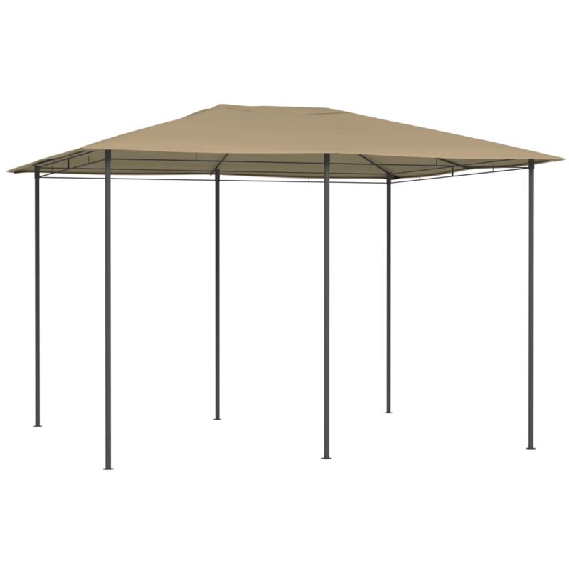 Pavillon 3x4x2, 6 M Taupe 160 G/m² - Vidaxl
