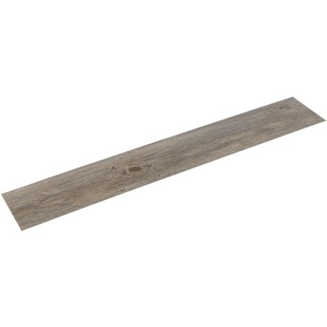 Pavimento adesivo vinilico in PVC 7 pezzi 0975 m² rovere segato 030007239