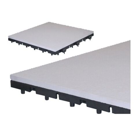 PAVIMENTO CLICK-CLAK BIANCO LISCIO CM.30X30 0,8MQ (9PZ) ARREDO GIARDINO
